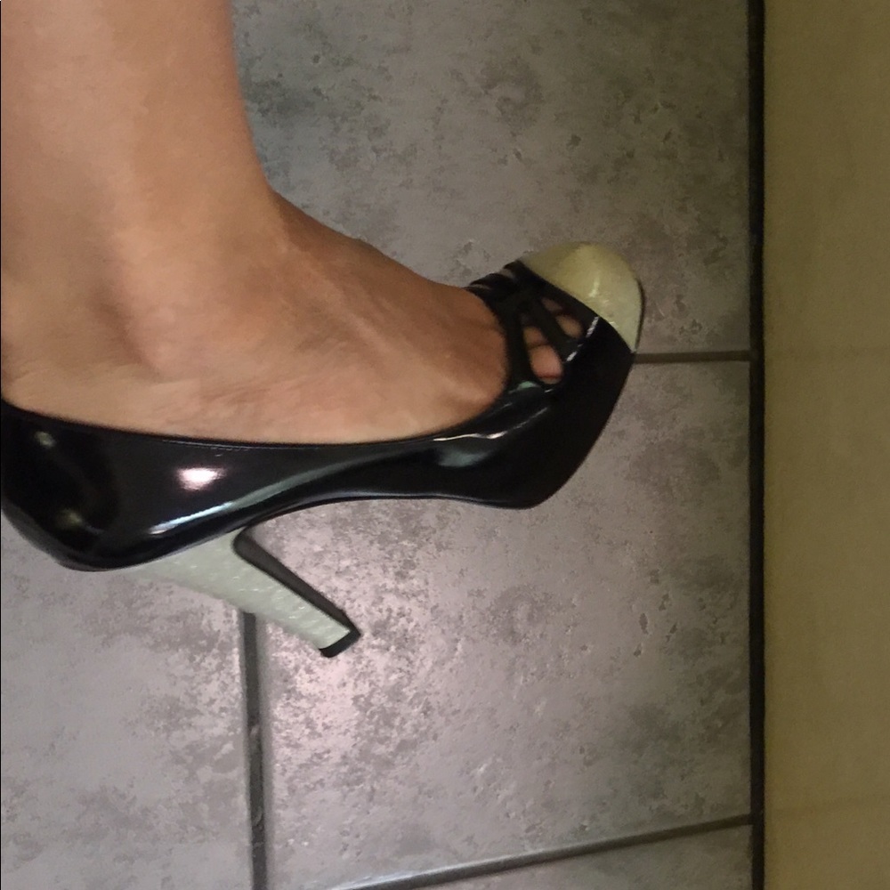 Chanel platform pump black 37